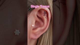 6 Types of Tragus Piercing [upl. by Shuping4]