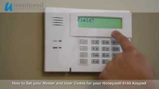 How to Add Delete and Modify Zones on your Honeywell 6160 Alarm Keypad [upl. by Eedna]