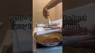 The best way to cook hot dogs 🌭 [upl. by Kopans]