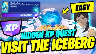 How to EASILY Visit the Iceberg HIDDEN AVATAR QUEST FOR XP  Fortnite Quest [upl. by Lizzie837]