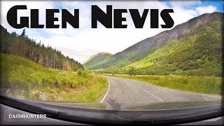 Beautiful Drive Through Glen Nevis In The Highlands Of Scotland [upl. by Dwayne121]