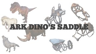 Ark Dinosaur Saddle unlocking levels and resources needed [upl. by Nuavahs277]