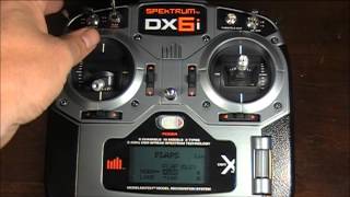 How To Setup a Spektrum DX6i Tx To Toggle An Airplane Stabilizer OnOff [upl. by Ahmar]