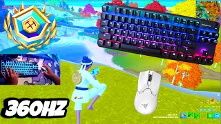 Apex Pro TKL ASMR🤩 Unreal Ranked 💰 Satisfying Keyboard Fortnite 360 FPS Smooth 4K [upl. by Silevi]