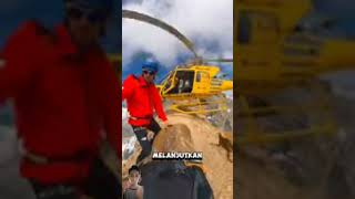 Evakuasi eprs adventure helicopter berita news gunung pendaki alam shorts facts feedshorts [upl. by Tigdirb]