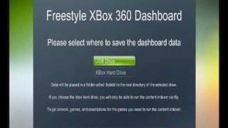 Tutorial installation freestyle xbox 360 dashboard wwwhackjtagcom [upl. by Frisse]