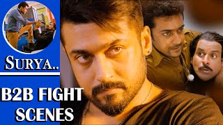 Suriya Best Action Scenes  Tollywood Best Action Scenes  Bhavani HD Movies [upl. by Yarw]