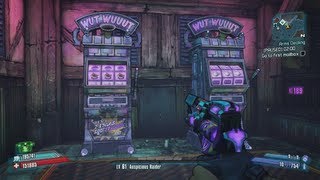 Borderlands 2  First Legendary Weapon Drop From A Slot Machine Tiny Tinas DLC [upl. by Tami]