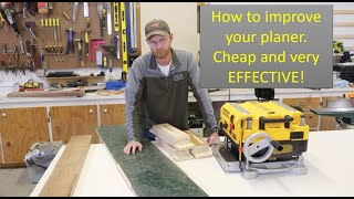 Dewalt 735 Planer Improvement [upl. by Aleron]