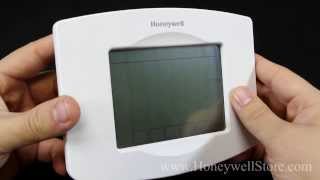 Honeywell WiFi 7 Day Programmable Thermostats RET97B5D  RET97E5D [upl. by Christmann282]