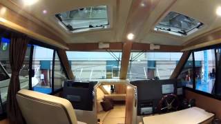 Cutwater 28 Family Cruiser toured at Atlantic City Boat Show by ABK Video [upl. by Eisac]