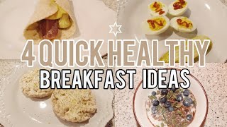 4 EASY BREAKFAST IDEAS FOR WEIGHT WATCHERS [upl. by Yrrol210]