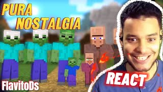 FlavitoDs React Zombie amp Villager Life Full Animation I  Minecraft Animation [upl. by Eliza]