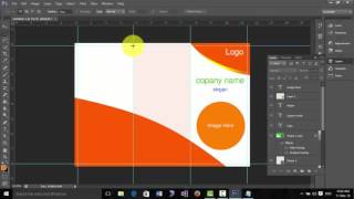 How to design a brochure in photoshop cs6 [upl. by Etteloc]