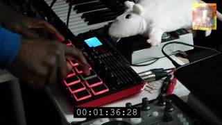 AKAI MPX16 triggering french voice samples [upl. by Kathlin]