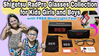 AntiRadiation Shigetsu RadPro Glasses for Kids Girls and Boys unboxing and review Jasmin DIY [upl. by Imojean]