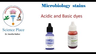 Microbiology Staining dyes II Basic dye and acidic dye [upl. by Waters]