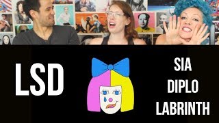 LSD  Genius  Sia Diplo Labrinth  REACTION [upl. by Annwahs]