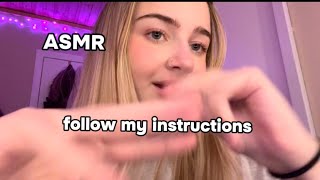 ASMR Follow My Instructions fast and aggressive version lights peripherals mouth sounds [upl. by Annaehs]