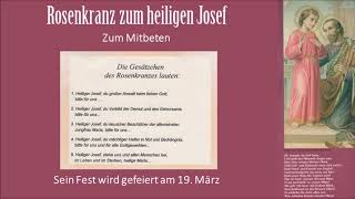 Rosenkranz zum heiligen Josef [upl. by Lauri]