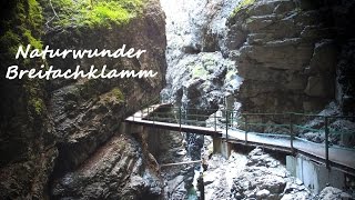 Breitachklamm Oberstdorf  einzigartiges Naturwunder Kleinwalsertal Allgäu [upl. by Weinstock]