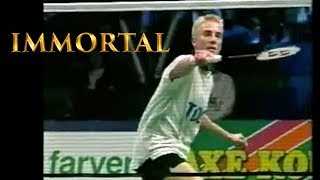 10 MOST FAMOUS Badminton Trick Shots [upl. by Ajup]