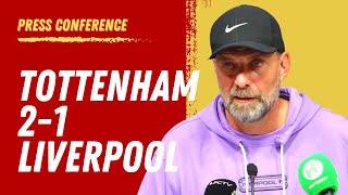 Tottenham 21 Liverpool  Jurgen Klopp Press Conference [upl. by Accissej22]