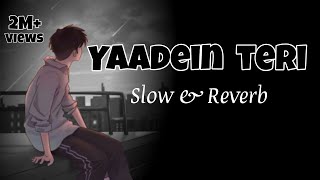 Yaadein Teri Slow amp Reverb Music Ocean [upl. by Matthews]