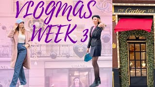 Vlogmas Week 3  West End Selfridges Countryside visit [upl. by Tadich404]