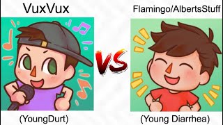 VuxVux vs FlamingoAlbertsStuff 2 [upl. by Eciened]