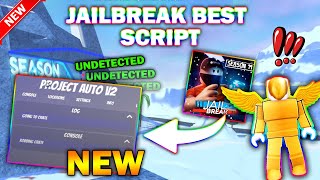 NEW JailBreak Script PASTEBIN 2023 AUTOFARM MONEY AUTOROB CHECK STATUS ESCAPE [upl. by Kra734]