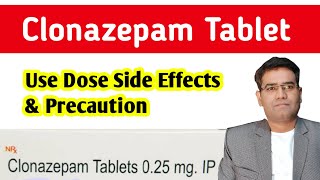 Clonazepam Tablet Use Doses Side effects and Precaution  explained  Lonazep  Zapiz Clonotril [upl. by Repsac885]