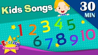 123 Number Song Sports Song More Kids Songs  Learn English for Kids  Collection of Words Songs [upl. by Del690]