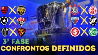 SORTEIO DA 3ª FASE DA COPA DO BRASIL 2024  TODOS os confrontos definidos [upl. by Bussey]