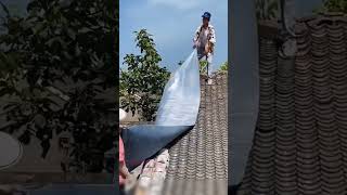 waterproof mat installation on roof [upl. by Iat]