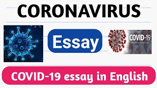 Write an essay on coronavirus in English।। Essay writing [upl. by Legnaleugim]