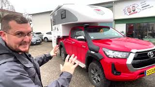 Il part faire un TOUR DEUROPE en CELLULE PICKUP 4x4  Cellule UNICA [upl. by Animlehliw]