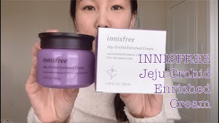 INNISFREE Orchid Enriched Cream Review  lifewithlil [upl. by Eioj]