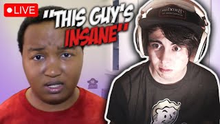 LEAFY REACTS TO OLD VICTIMS LIVE [upl. by Bodnar936]