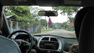 driving through Brasilito Guanacaste Costa Rica on Hy 180 [upl. by Adnarym114]