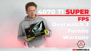 Getest RTX 4070 TI SUPER FPS Gameplay Warzone Fortnite Overwatch 2 [upl. by Aitahs565]