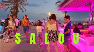 SALOU SPAIN NIGHT WALKING TOUR  Salou Nightlife SATURDAY JULY 20 2024 Tour 4k HDR [upl. by Porty]