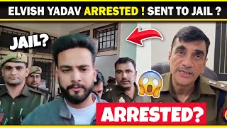 Elvish Yadav ARRESTED by Noida Police 😱  Elvish Yadav in Jail News  Elvish Yadav Snake Case [upl. by Ahsinik953]