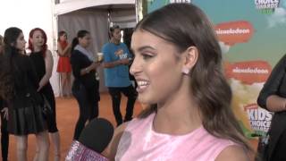 Kalani Hilliker talks Dance Moms and fashion at the KCAs  Interview [upl. by Nitsirc]