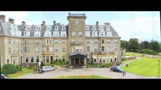 GLENEAGLES PROMO  5 STAR LUXURY HOTEL SCOTLAND GOLF SPA TRAVEL [upl. by Baelbeer]