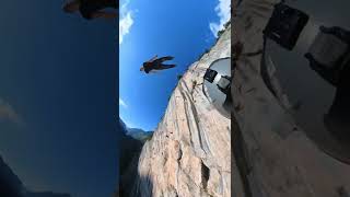 BASE jumping in Lauterbrunnen Switzerland [upl. by Mya634]