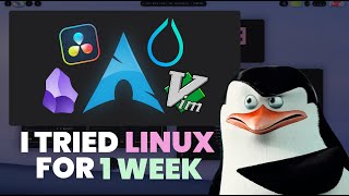 I tried Linux for a week it was terrible but amazing [upl. by Llemert2]