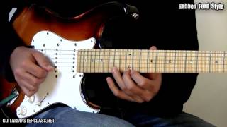 35 Blues Licks Guitar Lesson [upl. by Neelehtak]