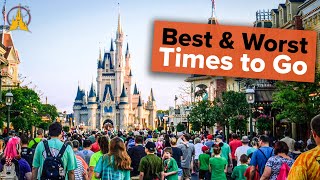 4 BEST and WORST Times to Travel to WDW in 2023 [upl. by Fleeman]