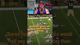 The Truth About Aaron Rodgers vs Tom Brady shortsfeed [upl. by Aleac]